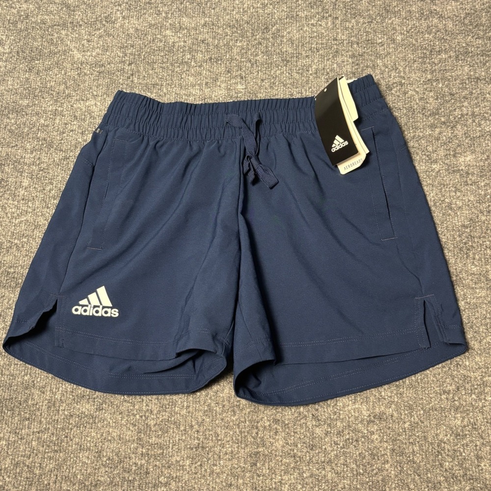 Adidas Training Shorts Womens Small Navy Blue Aeroready Athletic Gym NWT